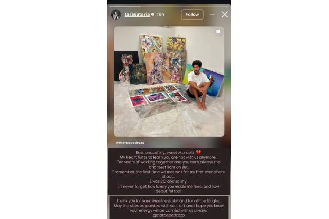 tara sutaria pays tribute