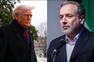 Donald Trump and Abbas Araghchi