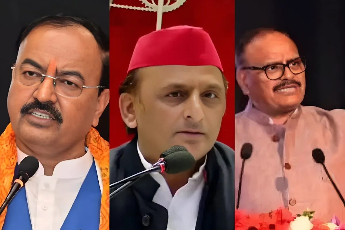 up deputy cm brajesh pathak and keshav prasad maurya took dig at akhilesh yadav