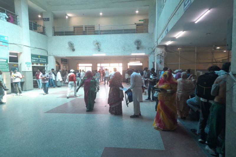 पीबीएम अस्पताल स्थित ट्रॉमा सेंटर।