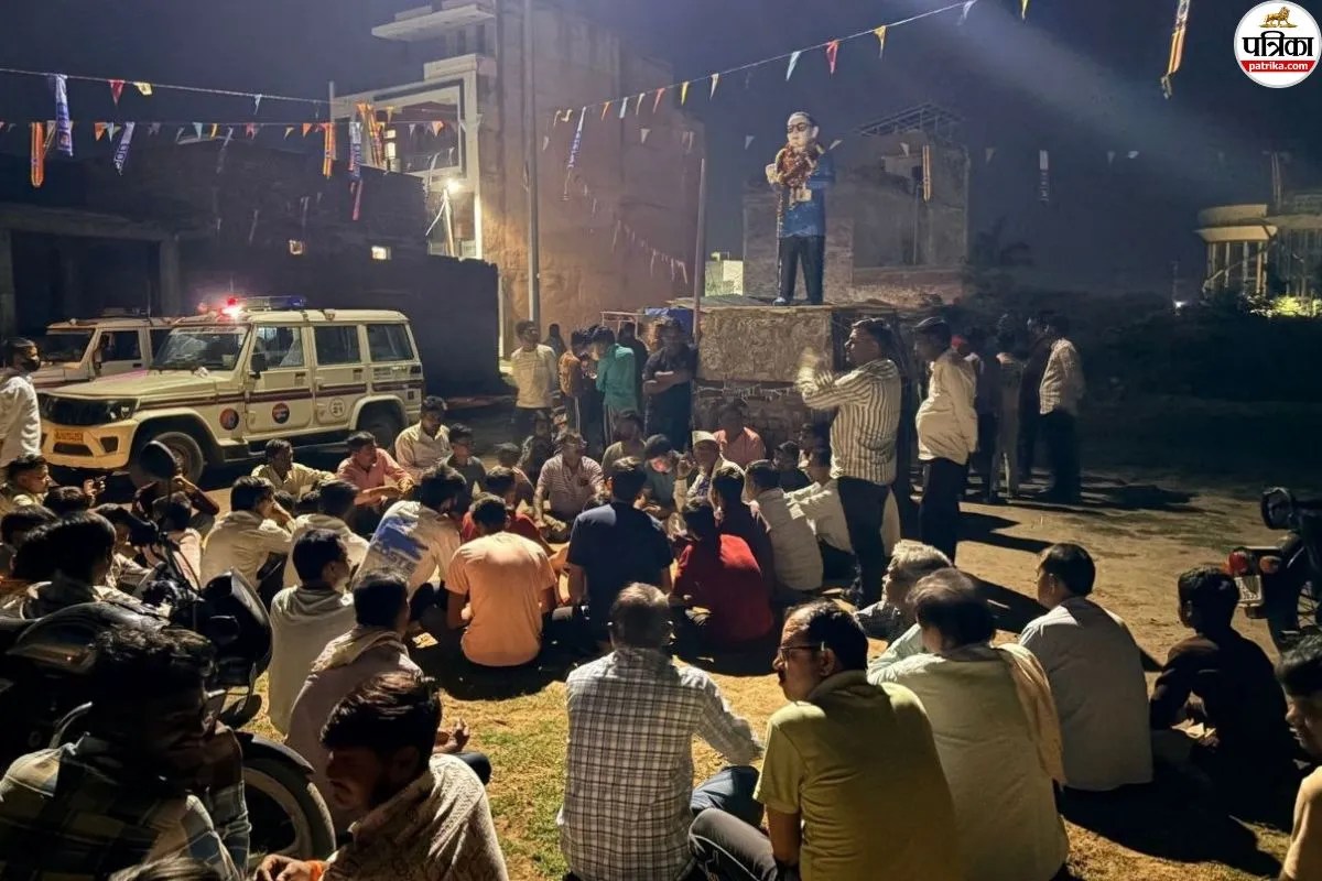 Rajasthan Bhimrao Ambedkar Statue Vandalized in Dholpur Tension Near Jiroli Phatak Police Launch Probe