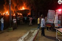 churu-road-accident 3 Baratis Burned Alive in Pilani Road Crash Wedding Held in Grief as Injured Cry for Help