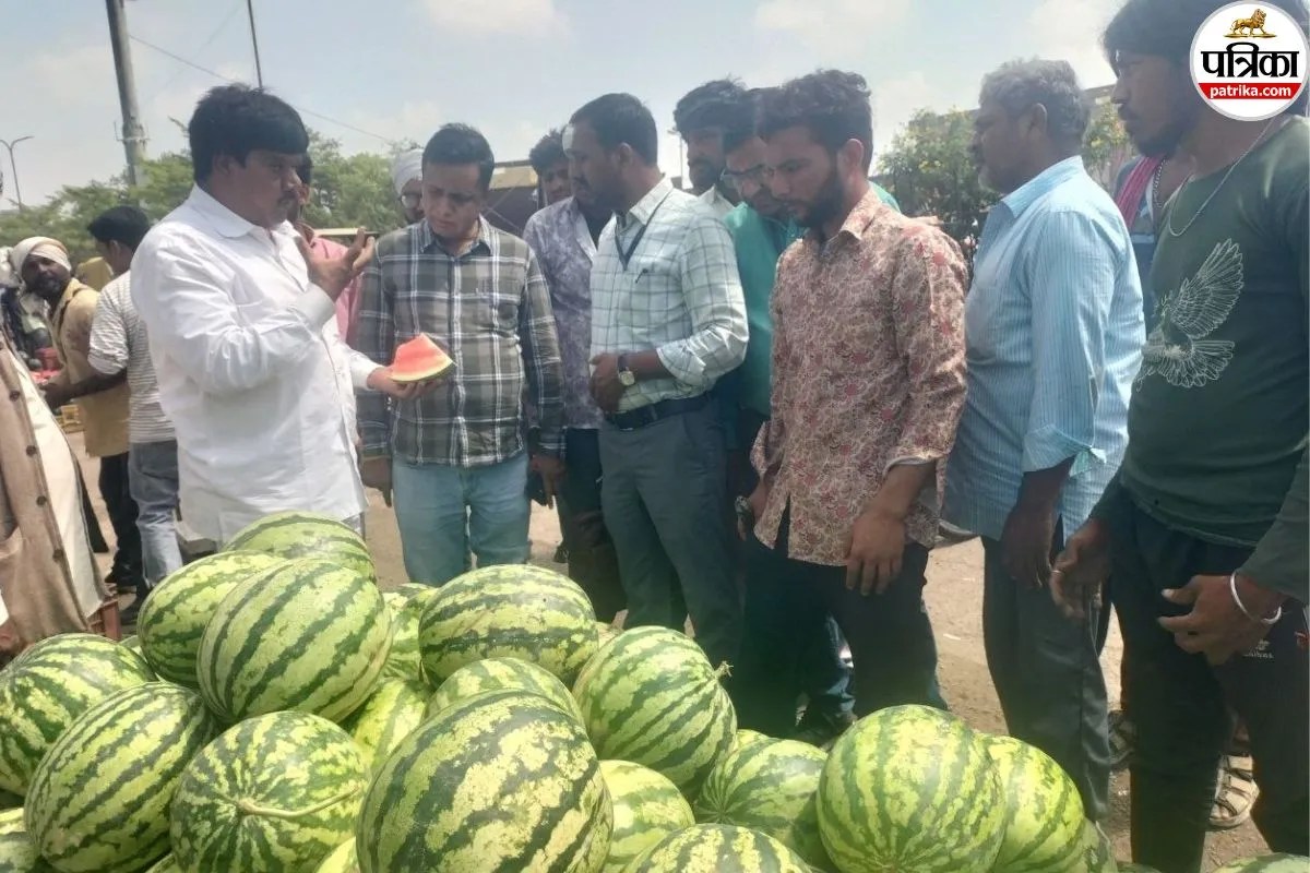 Jaipur Adulteration Scare in Watermelons Sparks Panic at Muhana Mandi Samples Sent for Testing
