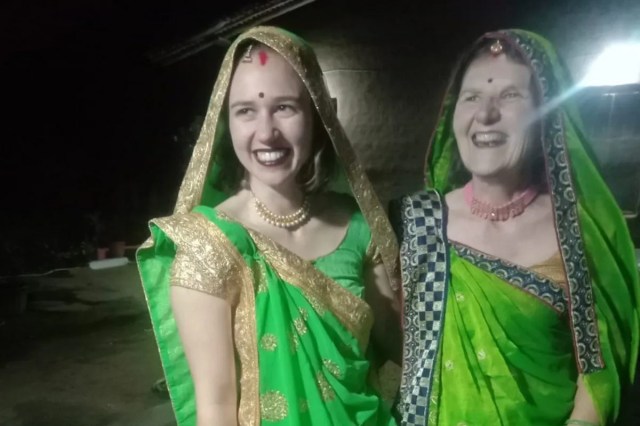 French guest learns about Indian lifestyle