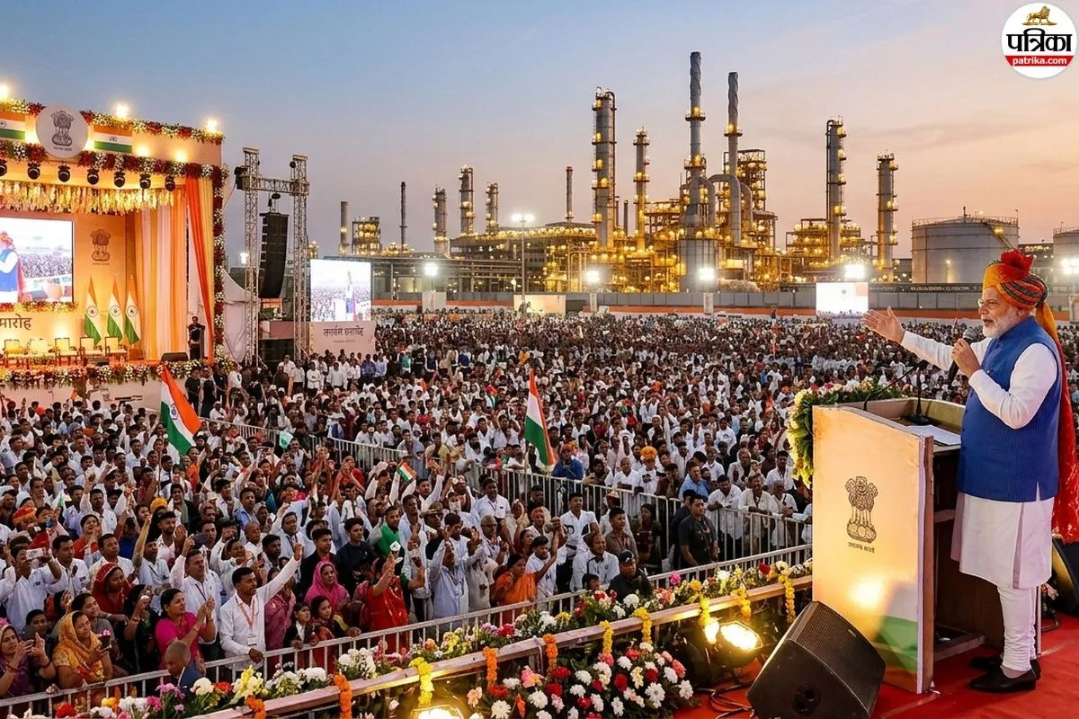 Pachpadra Refinery Massive Crowd Expected at PM Narendra Modi Rally BJP Targets 200000 Attendees