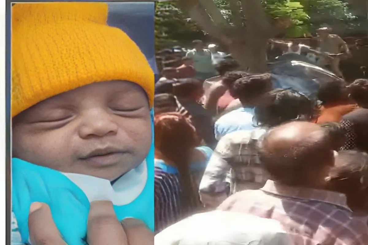 अलीगंज के डंडहिया बाजार स्थित पुराने हनुमान मंदिर की दीवार ढही, मलबे में दबा बच्चा; अस्पताल में उपचार के दौरान तोड़ा दम (फोटो सोर्स : भाषा WhatsApp News Group)