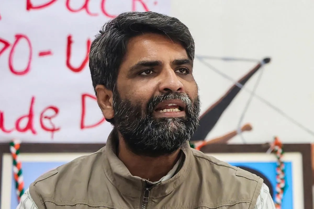 ai summit protest iyc leader manish sharma gets bail with conditions in delhi court