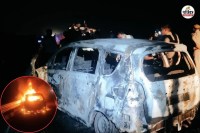 Alwar car fire accident