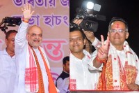 Amit Shah and Gaurav Gogoi