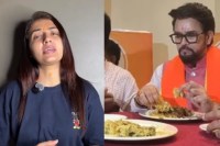 Vada Pav Girl On Anurag Thakur Fish Video