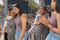 Zanai Bhosle Shares Asha Bhosle Video