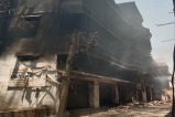 Huge fire in Ambikapur