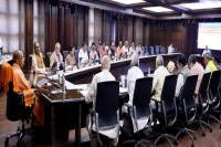 लोकभवन में होगी बैठक, सुबह 10:30 बजे से शुरू होगा मंथन (फोटो सोर्स : भाषा WhatsApp News Group)