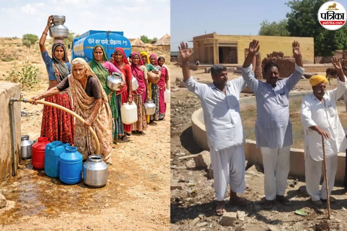 पोकरण में पेयजल संकट गहराया, पत्रिका फोटो