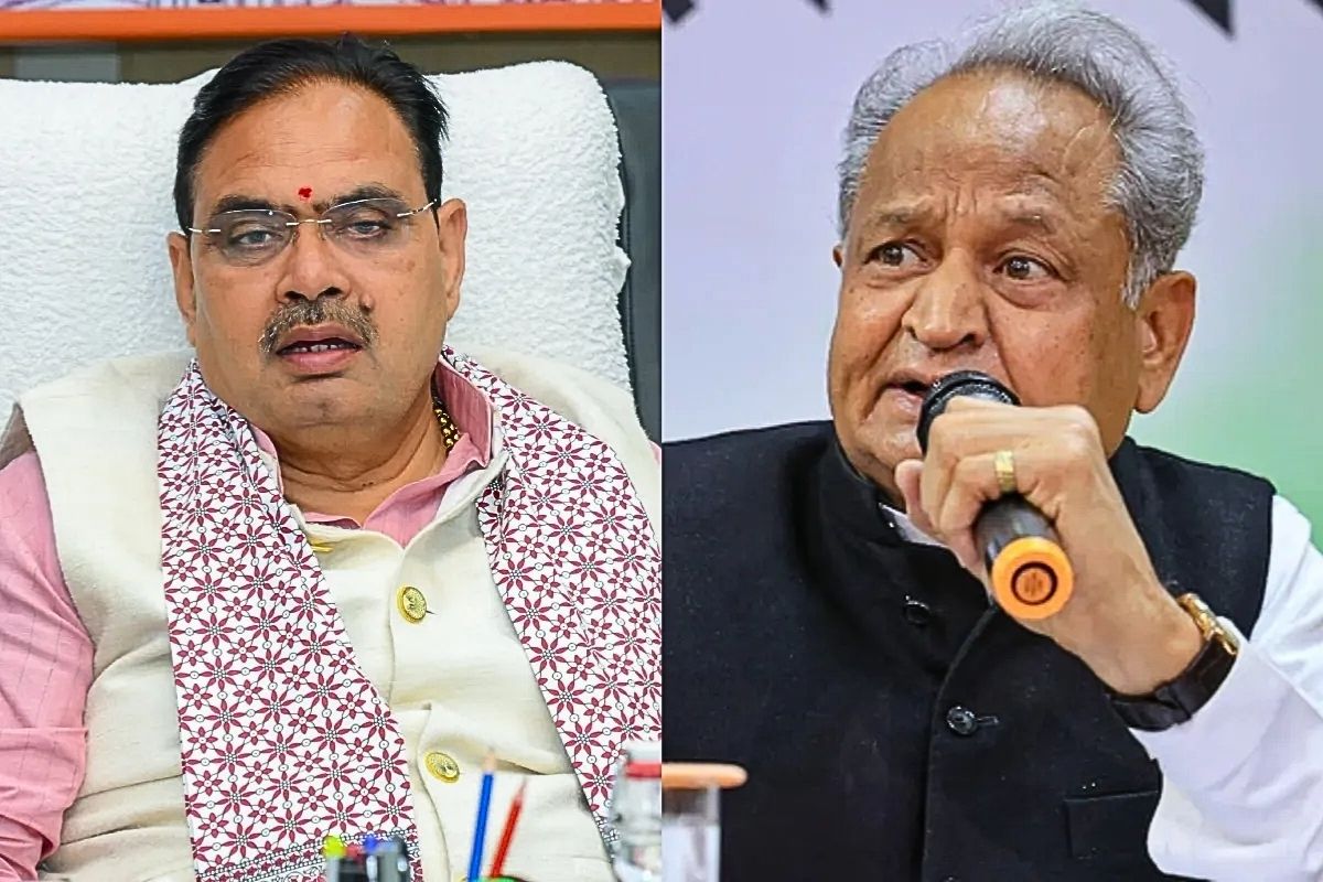 CM Bhajanlal and Ex CM Ashok Gehlot - File PIC