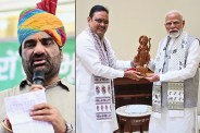 Hanuman Beniwal, PM Modi, CM Bhajanlal