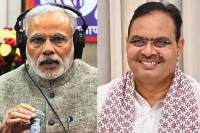 PM Modi and CM Bhajan Lal - File PIC