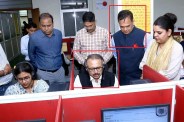 CS V Srinivas and DGP Rajeev Sharma