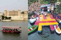 उदयपुर की पिछोला झील और अलवर की सिलीसेढ़ झील में बोटिंग, पत्रिका फोटो