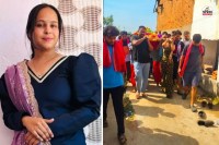 Dungarpur Road Accident elder sister gave shoulder bier Rakhi tied on deceased sister wrist Everyones eyes lit up