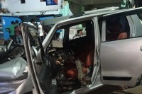 Horrific Road Accident speeding dumper hits Raghuvanshi family car mp news