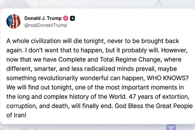 Donald Trump Social Truth Post