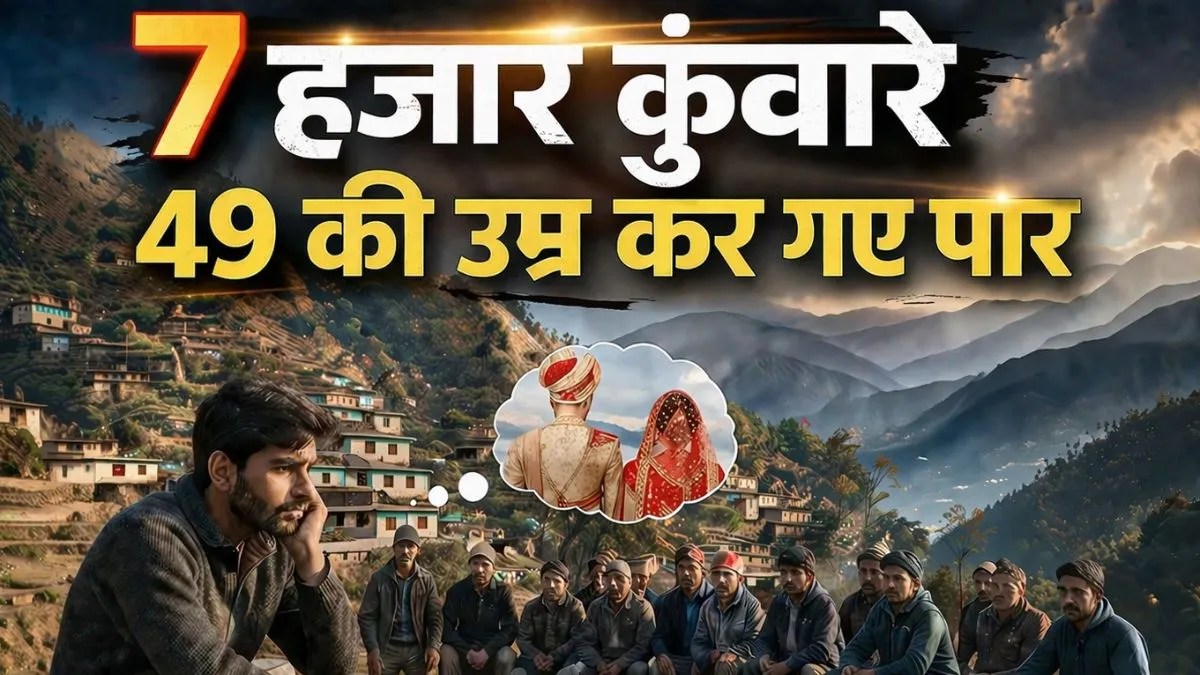 Due to the declining sex ratio, bachelors in Uttarakhand are unable to find brides