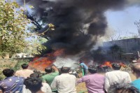 Jalore police station fire, Ahore fire incident Rajasthan, seized bikes burnt police station, fire brigade delay Rajasthan, bike fire police yard, Rajasthan fire news today, Ahore police station accident, government negligence fire case, hospital garbage fire cause, public safety issue Rajasthan, emergency response delay India, Rajasthan local news fire, police station damage fire, fire incident investigation Rajasthan, civic safety concerns Rajasthan