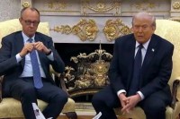 Friedrich Merz and Donald Trump