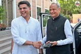 Ashok Gehlot and Sachin Pilot - File PIC