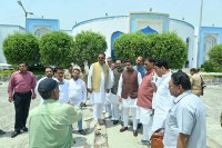 लखनऊ से हज यात्रा 22 अप्रैल से शुरू, हज हाउस में तैयारियों की समीक्षा (फोटो सोर्स : भाषा WhatsApp News Group)