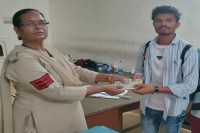 Honesty of young man