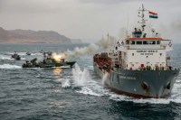 Indian Tanker Iran Navy Radio Message Hormuz Strait