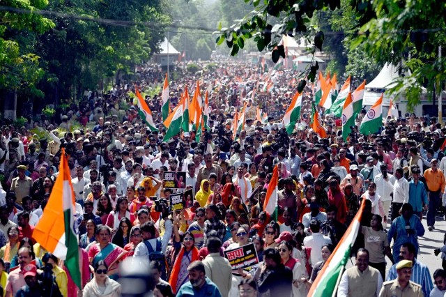 Women Reservation Bill Lucknow Padyatra