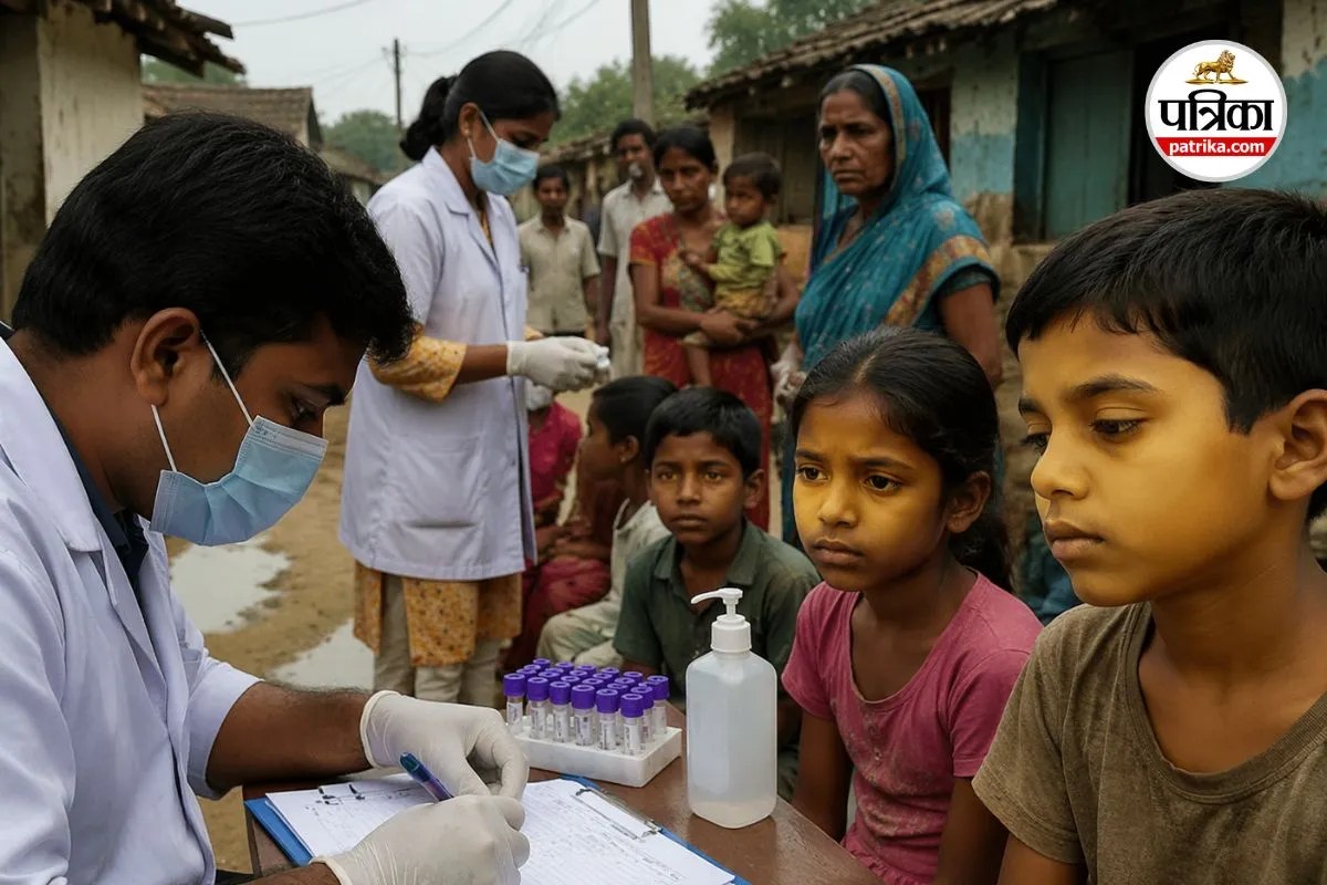 भिलाई में फैला पीलिया (photo source- Patrika)