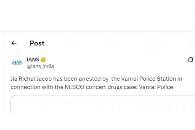 Jiya Jacob Drug Case