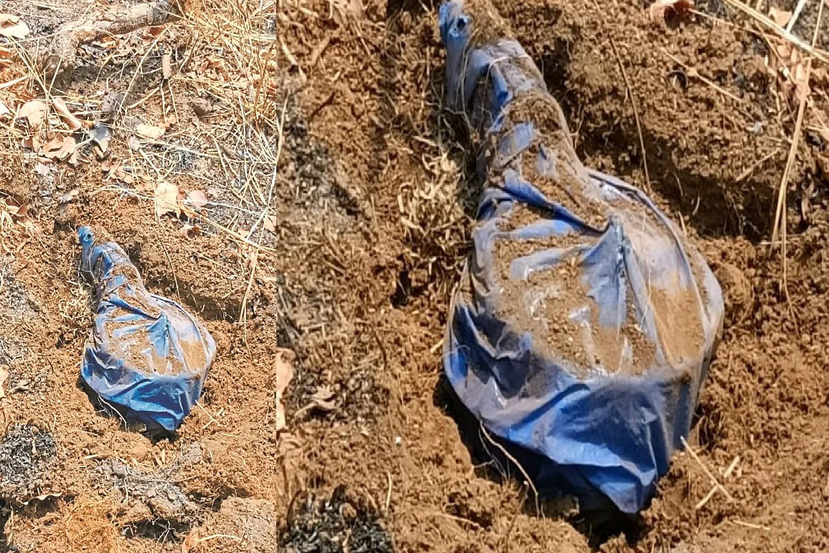 पुलिस ने प्रेशर कुकर किया बरामद (photo source- Patrika)