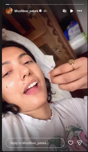 Khushboo Patani Supports Raghav Chadha