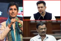 Kumar Vishwas share Mahabharat lines people connect Raghav Chadha Join BJP and arvind kejriwal downfall