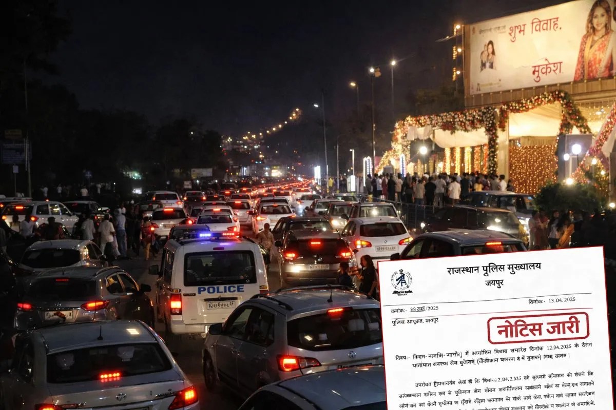 MLA Mukesh Bhakar Traffic Jam