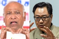 Mallikarjun Kharge and Kiren Rijiju