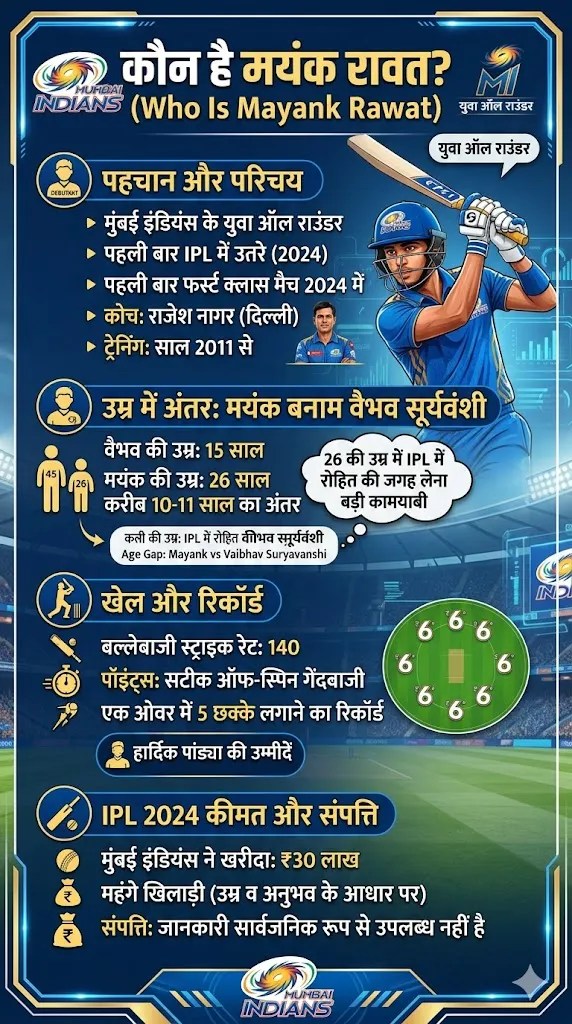 Mayank Rawat IPL 2026 Chart