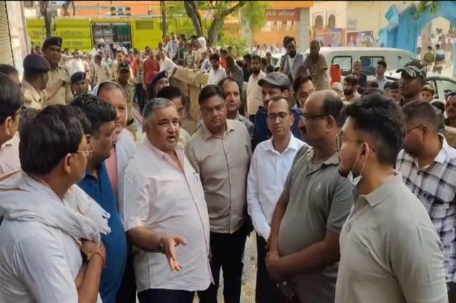 Huge fire in Ambikapur