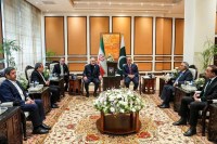 An Iranian parliamentary delegation led by Speaker Mohammad Bagher Ghalibaf met Pakistan Prime Minister Shehbaz Sharif during a high-level meeting in Islamabad.