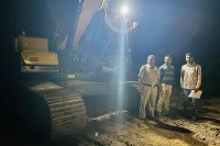 Illegal sand mining
