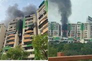 Gaur Green Avenue Society Fire