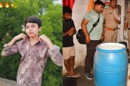 Blue Drum Case Innocent Child Body Stuffed in drum satna mp news