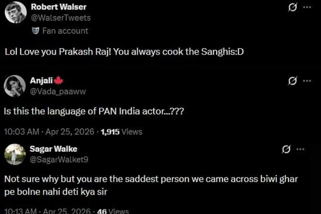 Prakash Raj Raghav Chadha Controversy