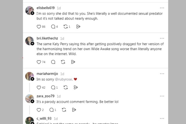 Ruby Rose and Katy Perry controversy