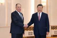 Sergei Lavrov and Xi Jinping